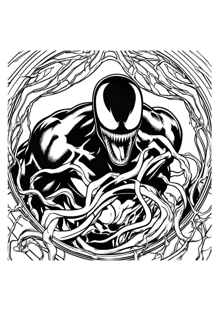 Venom Coloring Pages