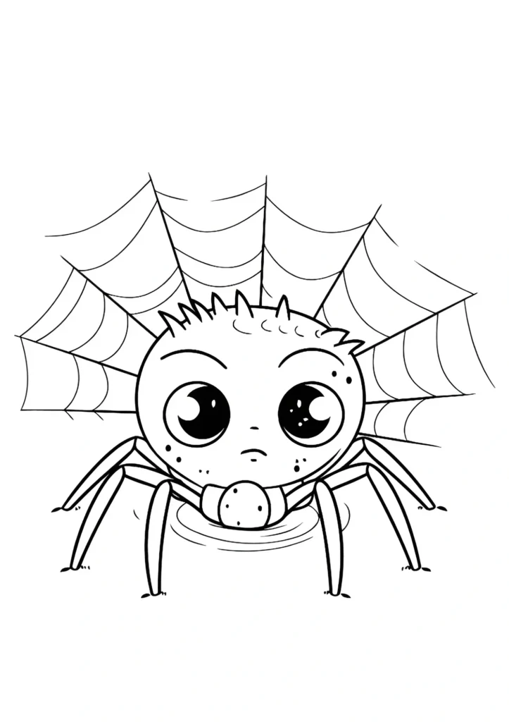 Spider Coloring Pages