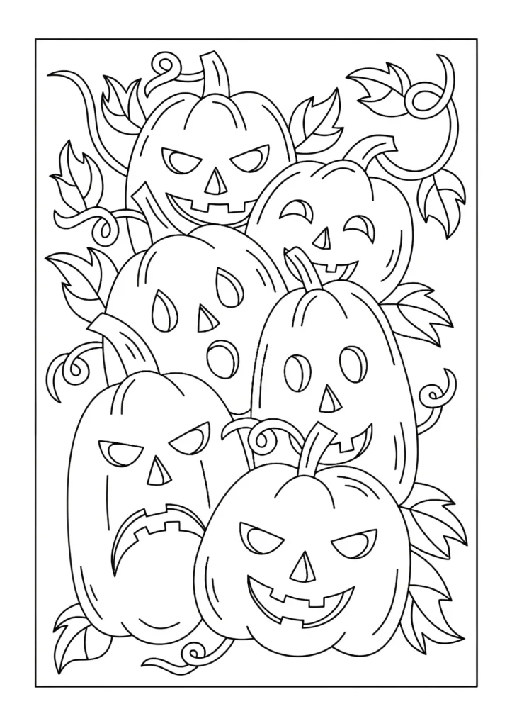 Fall Coloring Pages