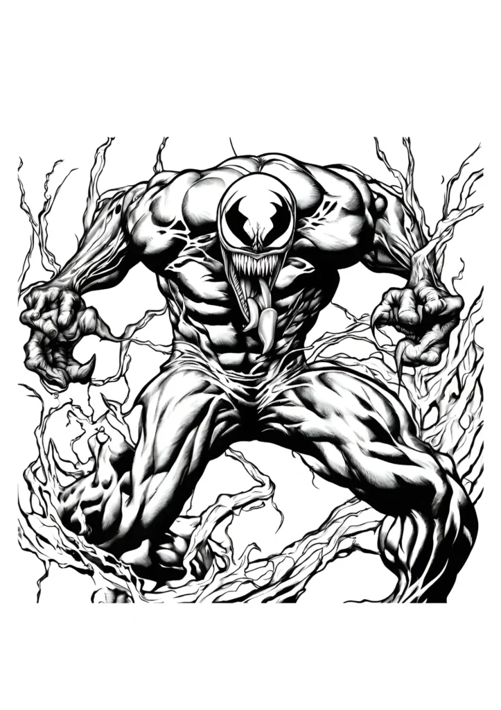 Venom Coloring Pages