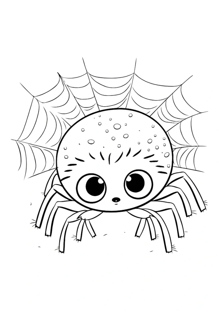 Spider Coloring Pages