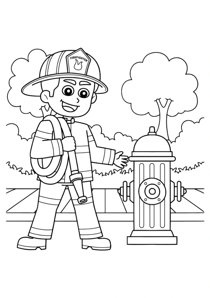 Garbage Truck Coloring Pages