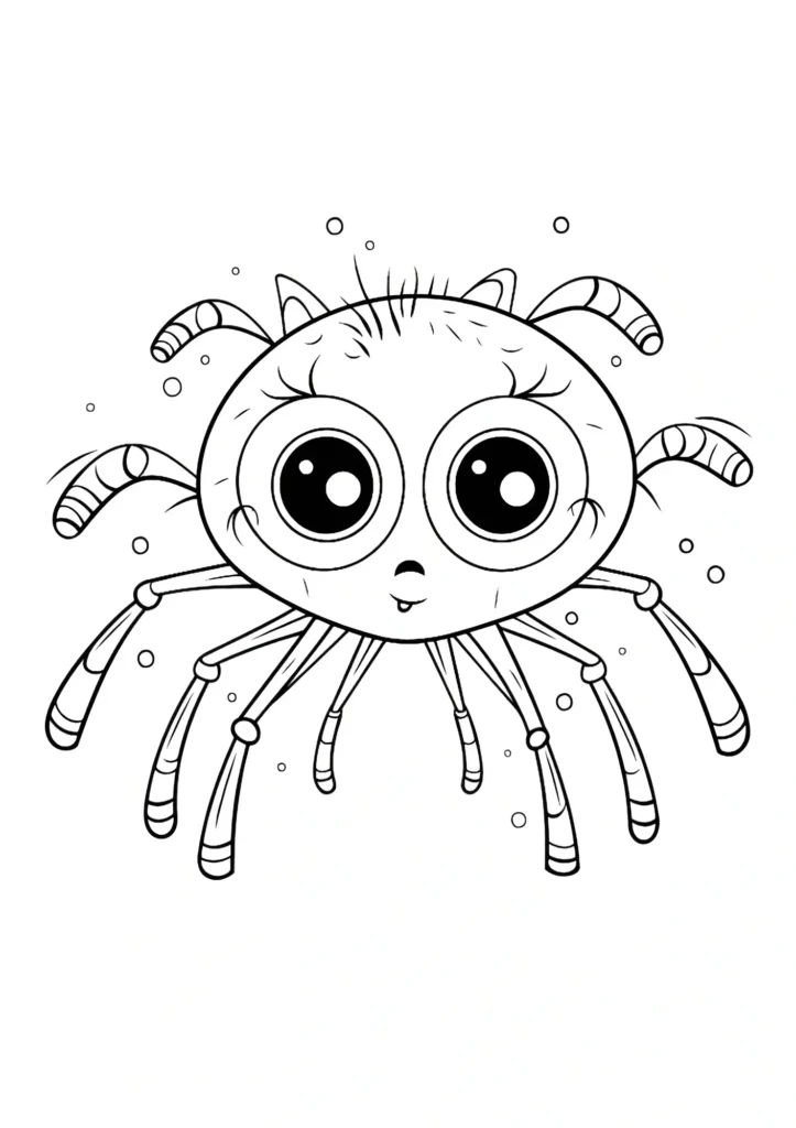 Spider Coloring Pages