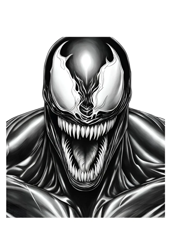 Venom Coloring Pages