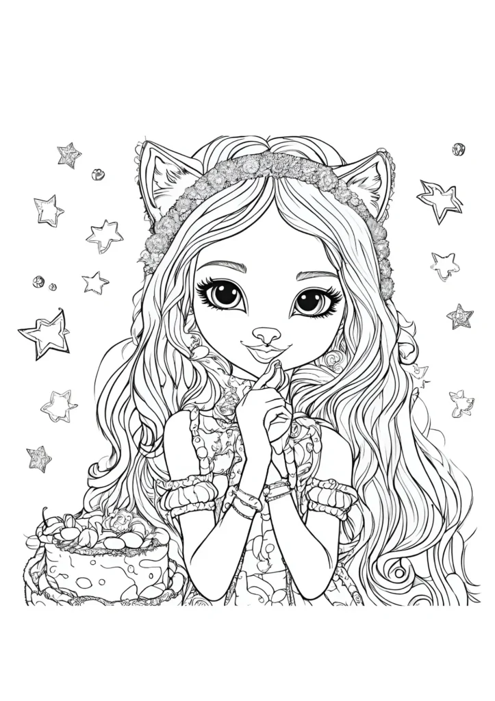  Gabby Dollhouse Coloring Pages 