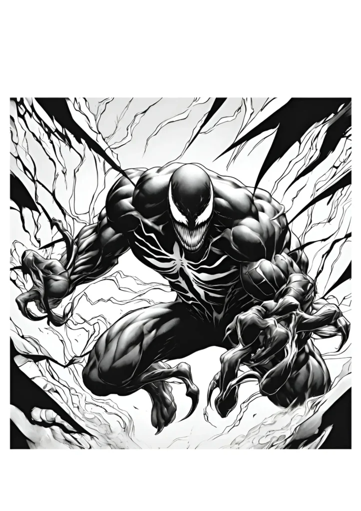 Venom Coloring Pages