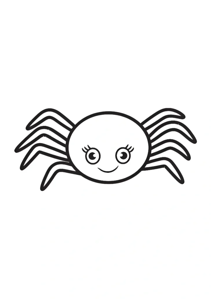 Spider Coloring Pages