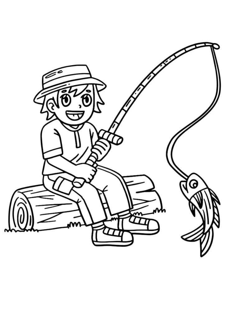 Camping Coloring Pages