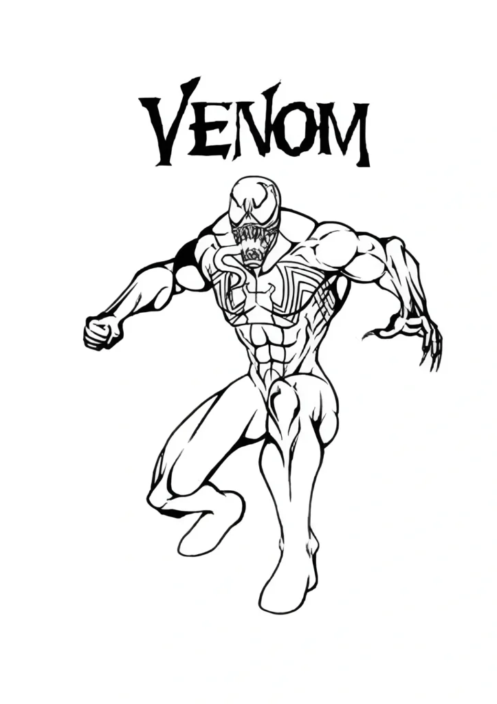 Venom Coloring Pages