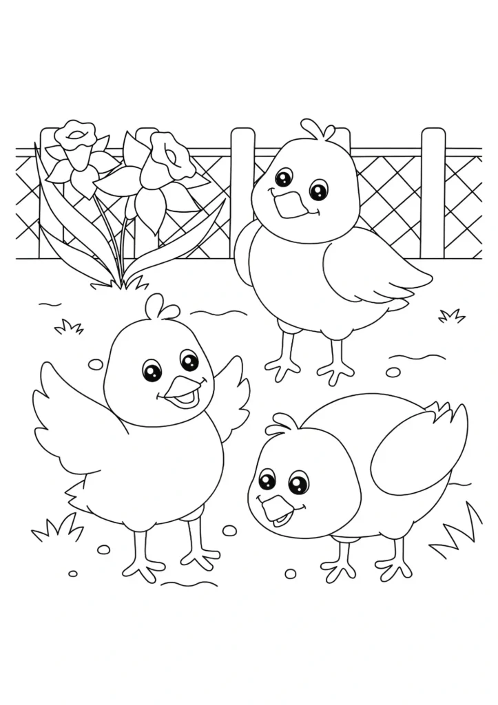 Chicken Coloring Pages