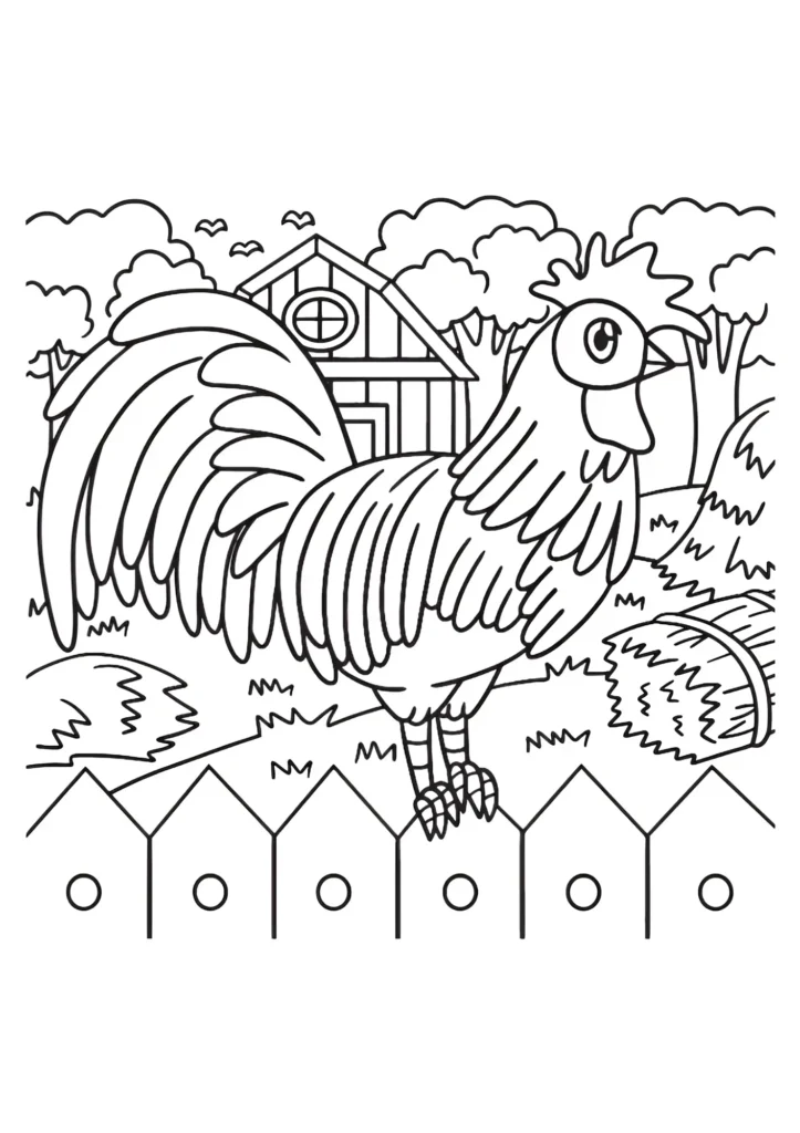 Chicken Coloring Pages