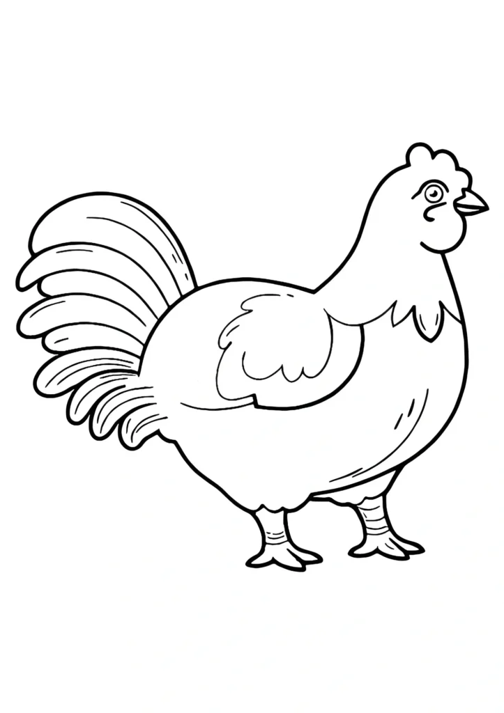 Chicken Coloring Pages