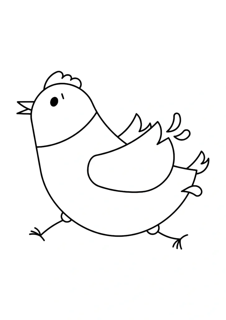 Chicken Coloring Pages