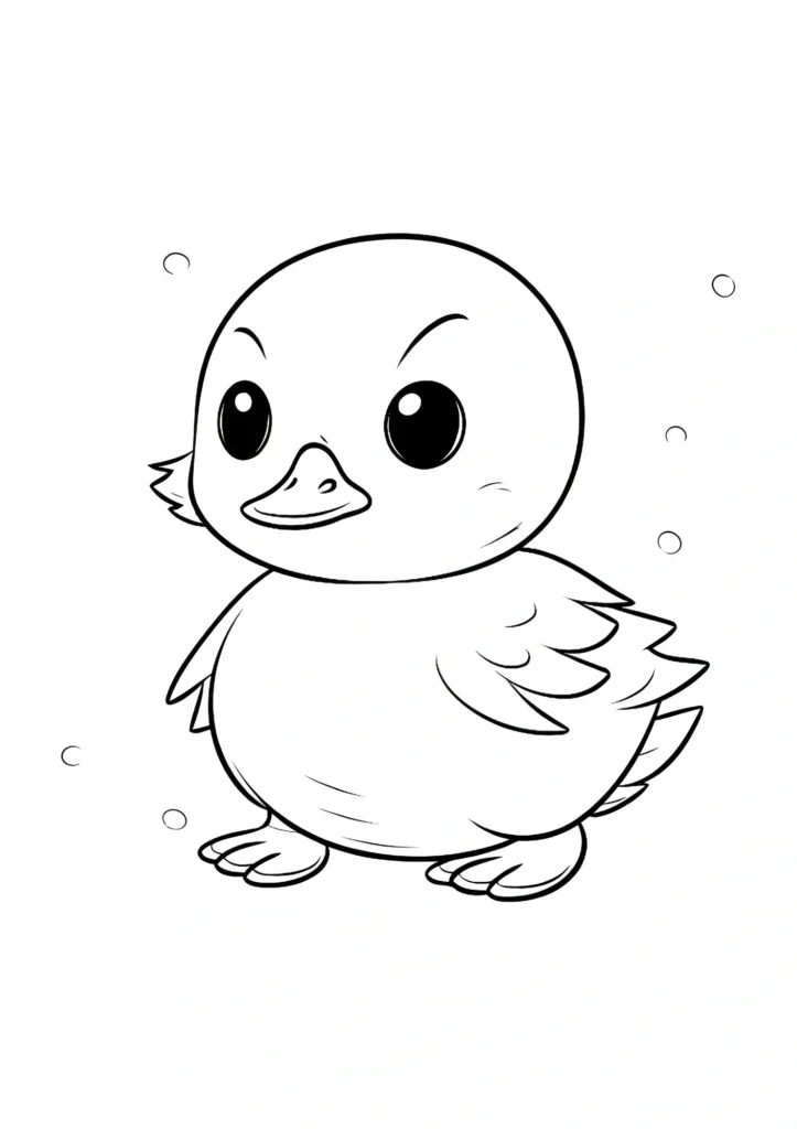 Duck Coloring Pages