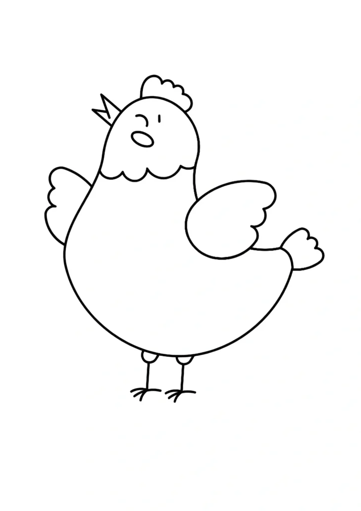 Chicken Coloring Pages