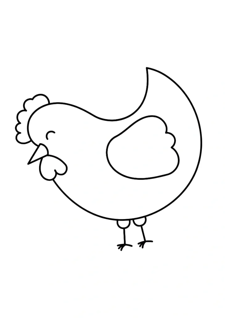 Chicken Coloring Pages