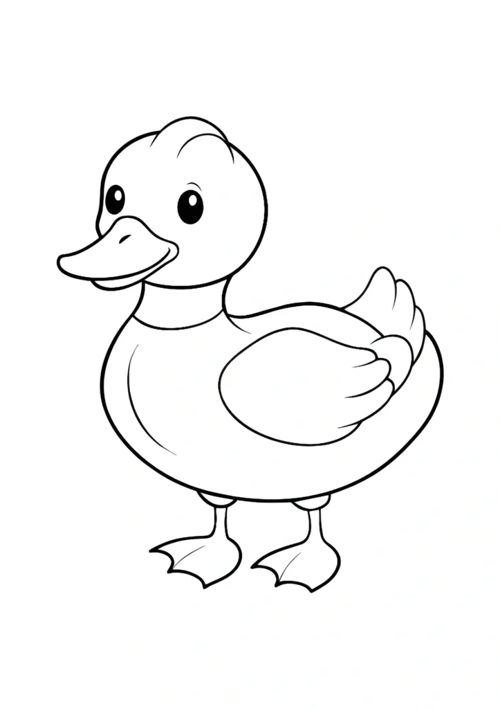 Duck Coloring Pages