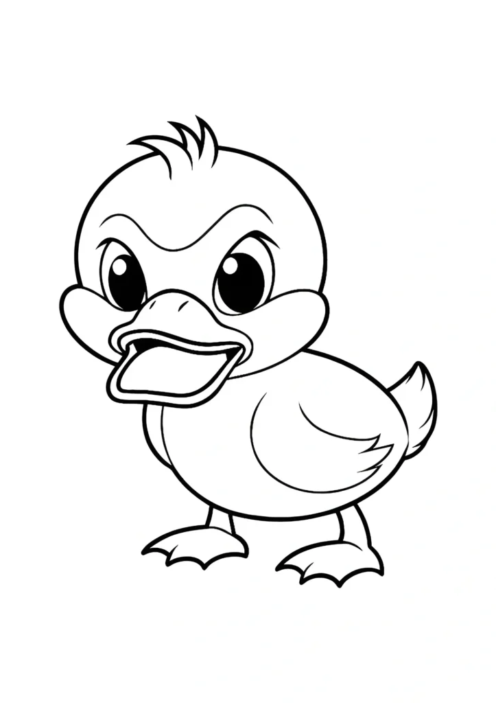 Duck Coloring Pages