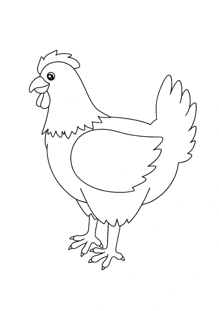 Chicken Coloring Pages