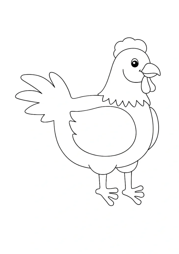 Chicken Coloring Pages