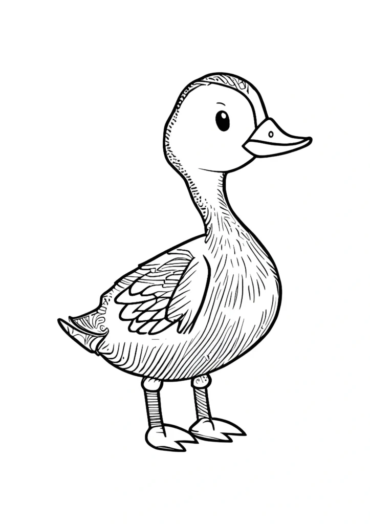 Duck Coloring Pages