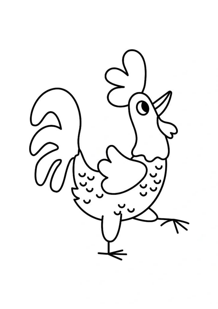 Chicken Coloring Pages