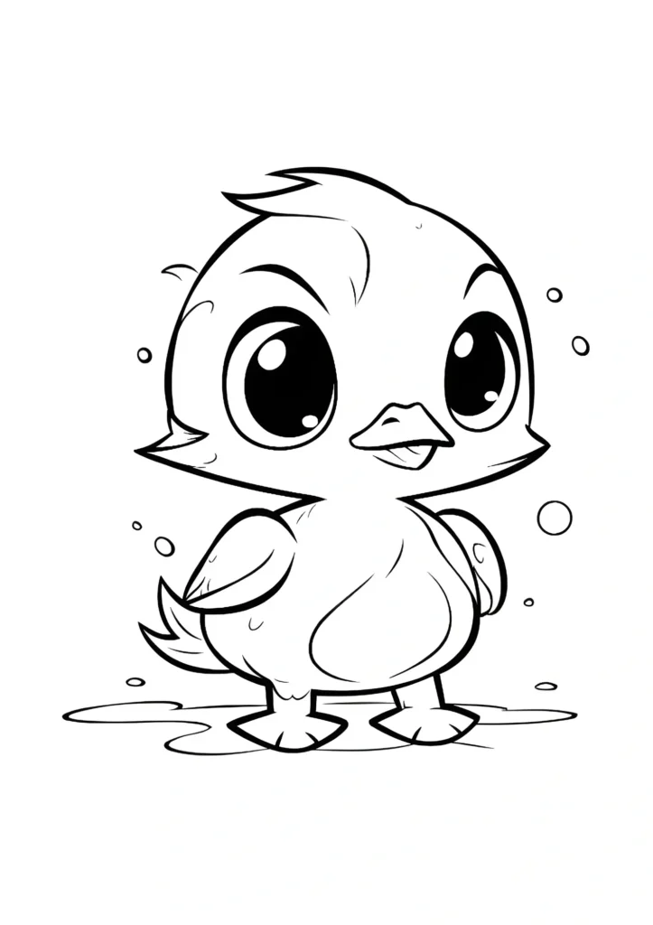 Duck Coloring Pages