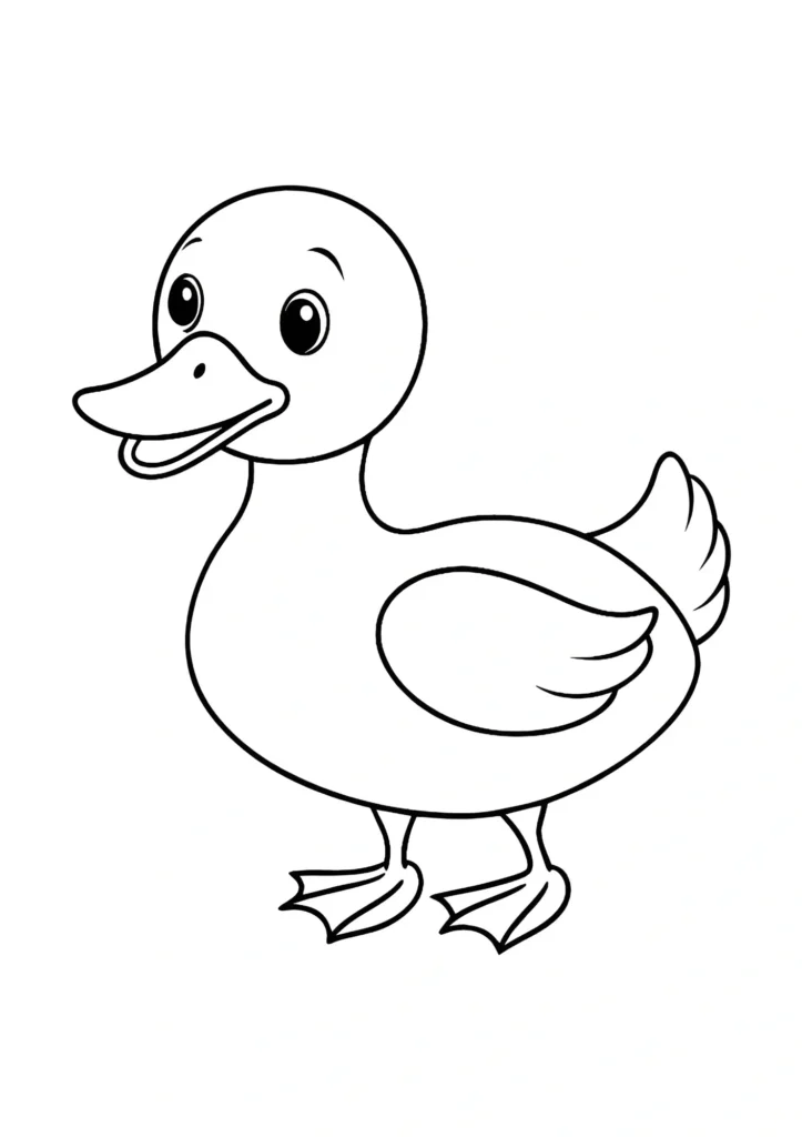 Duck Coloring Pages