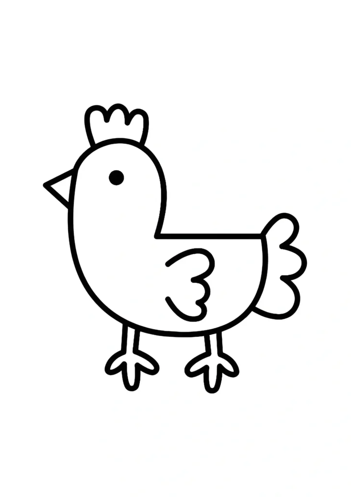 Chicken Coloring Pages