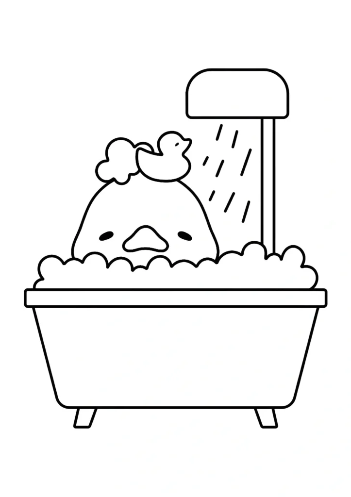 Duck Coloring Pages