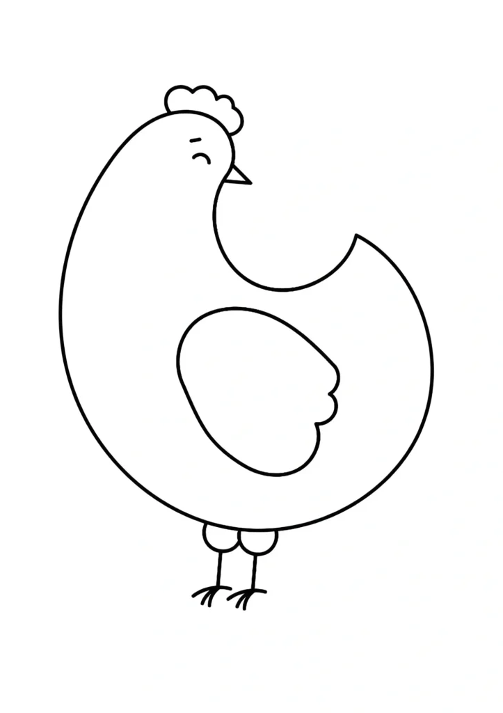 Chicken Coloring Pages