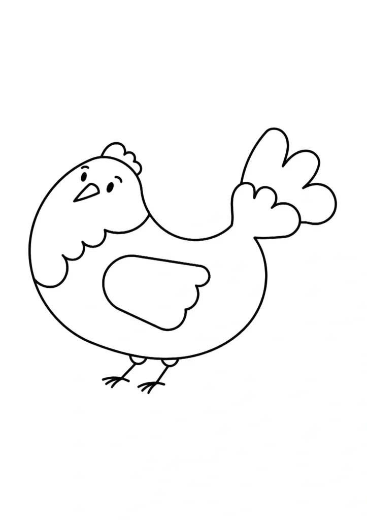 Chicken Coloring Pages