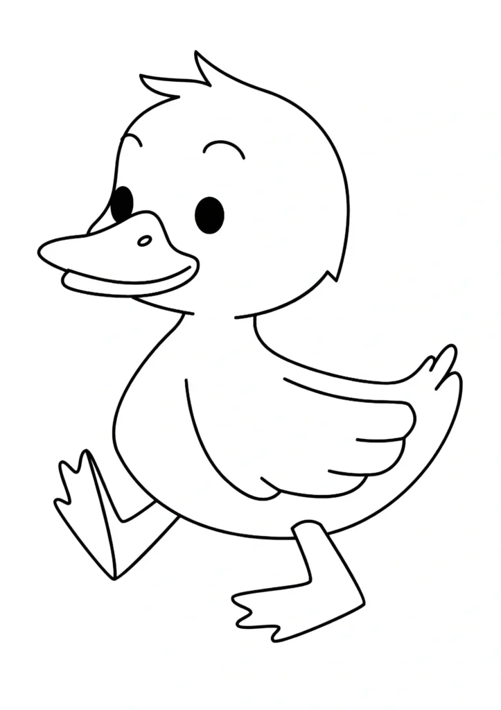 Duck Coloring Pages