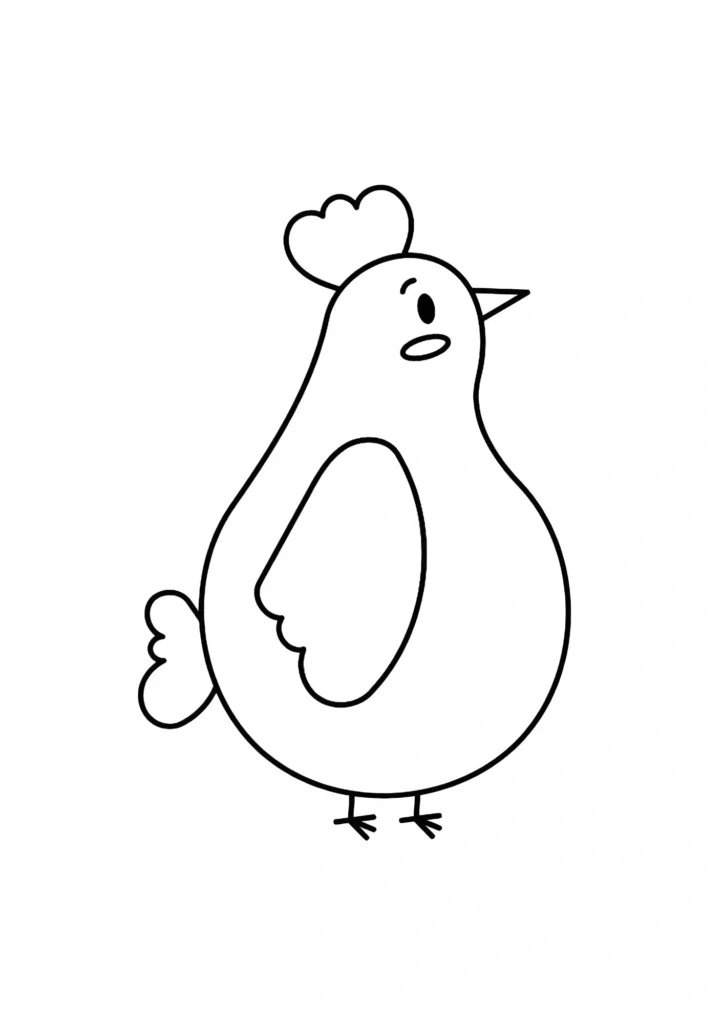 Chicken Coloring Pages