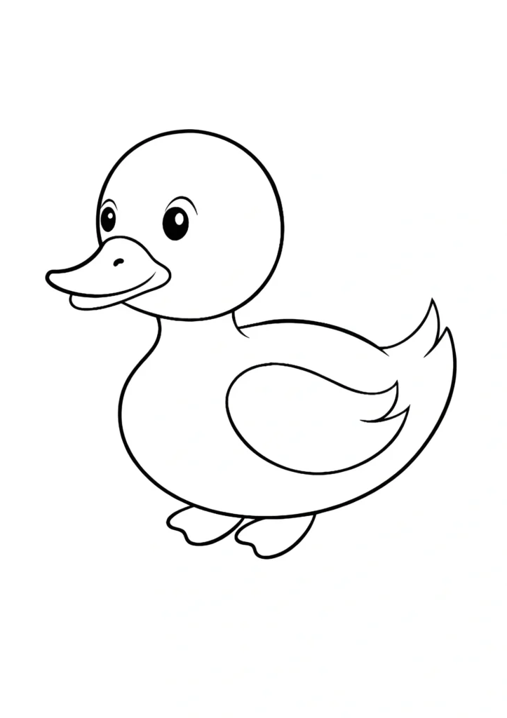 Duck Coloring Pages