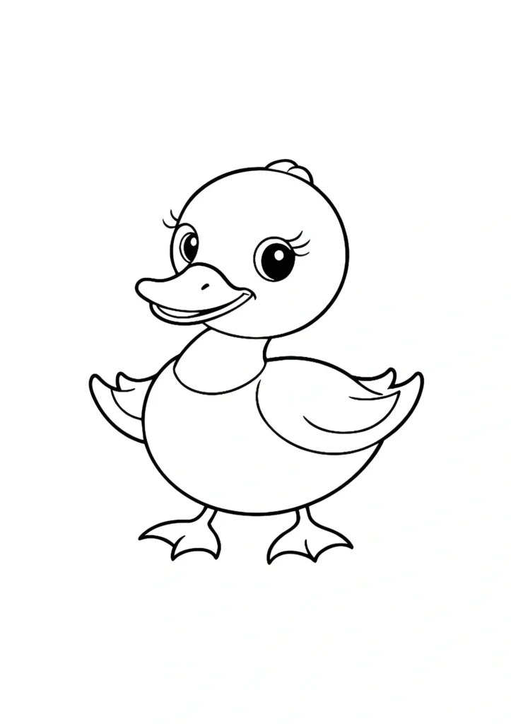 Duck Coloring Pages