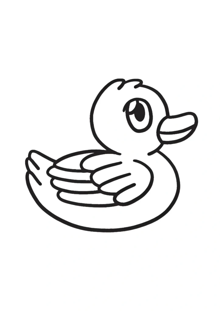 Duck Coloring Pages