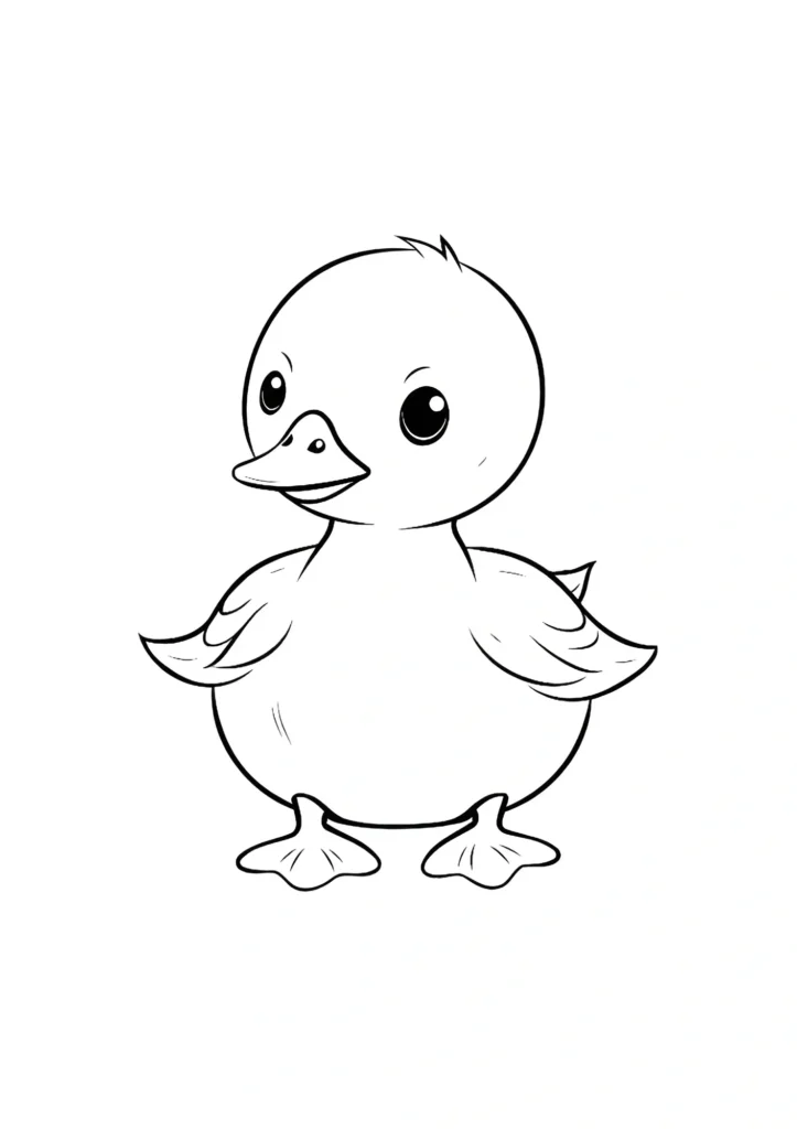 Duck Coloring Pages