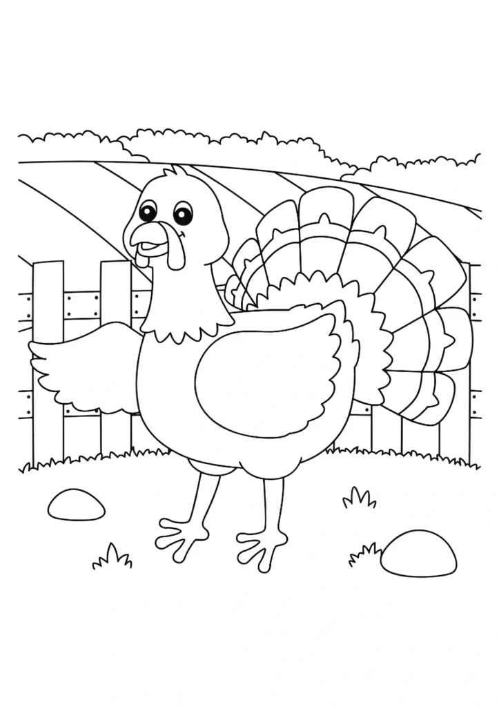 Chicken Coloring Pages