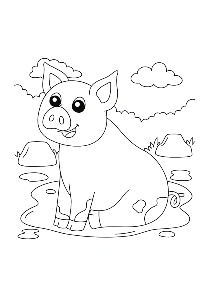 Pig Coloring Pages