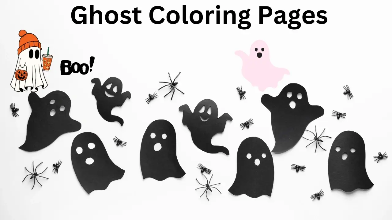 Ghost Coloring Pages