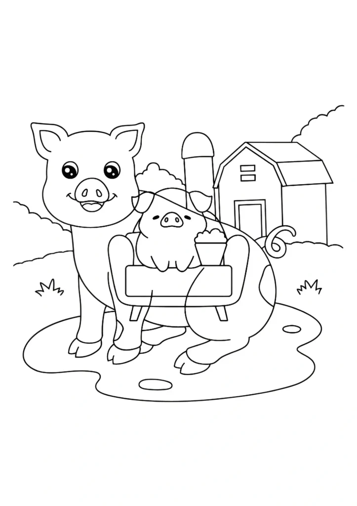 Pig Coloring Pages