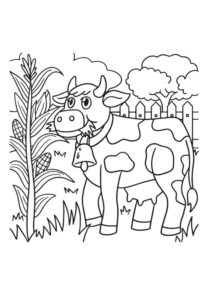 Farm Coloring Pages 