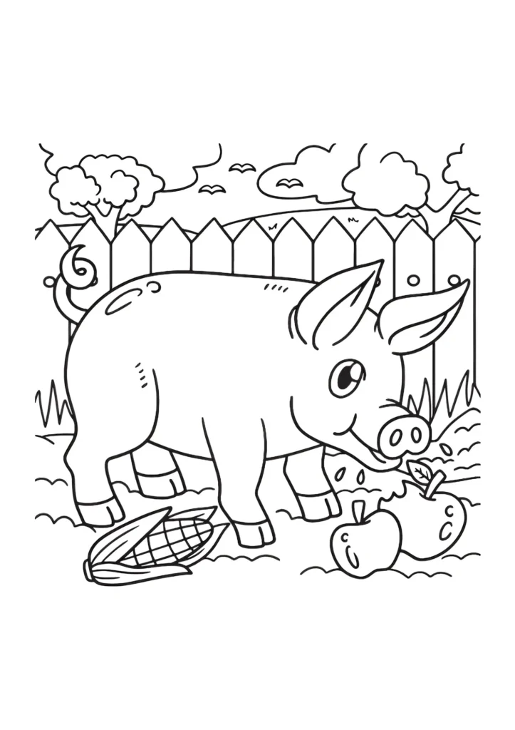 Pig Coloring Pages