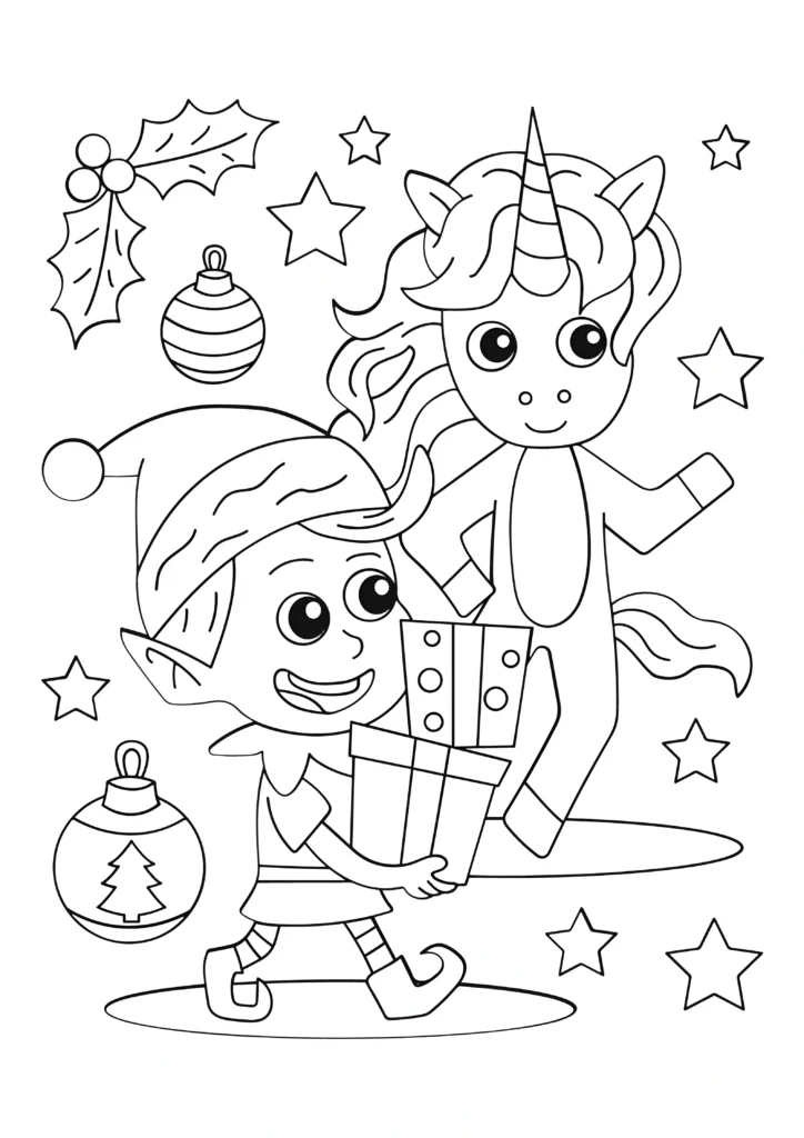 Holiday Coloring Pages