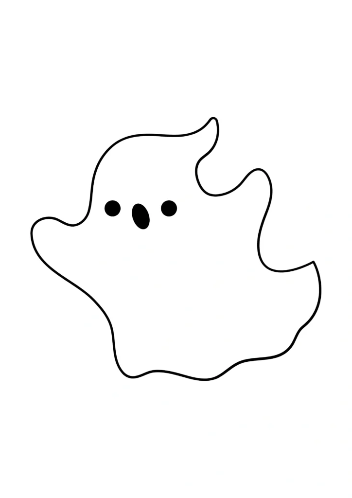 Ghost Coloring Pages