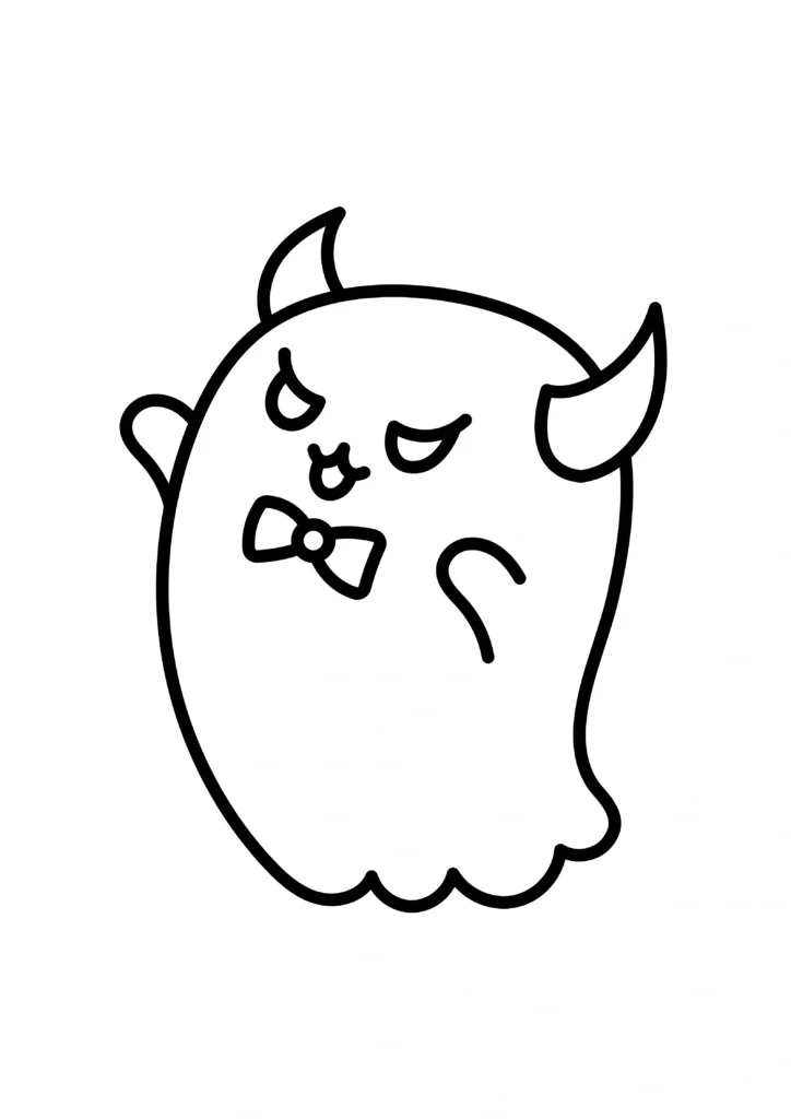 Ghost Coloring Pages