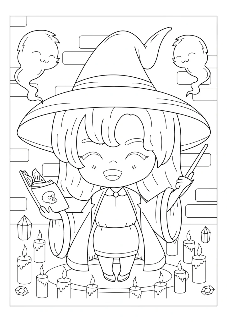 Ghost Coloring Pages