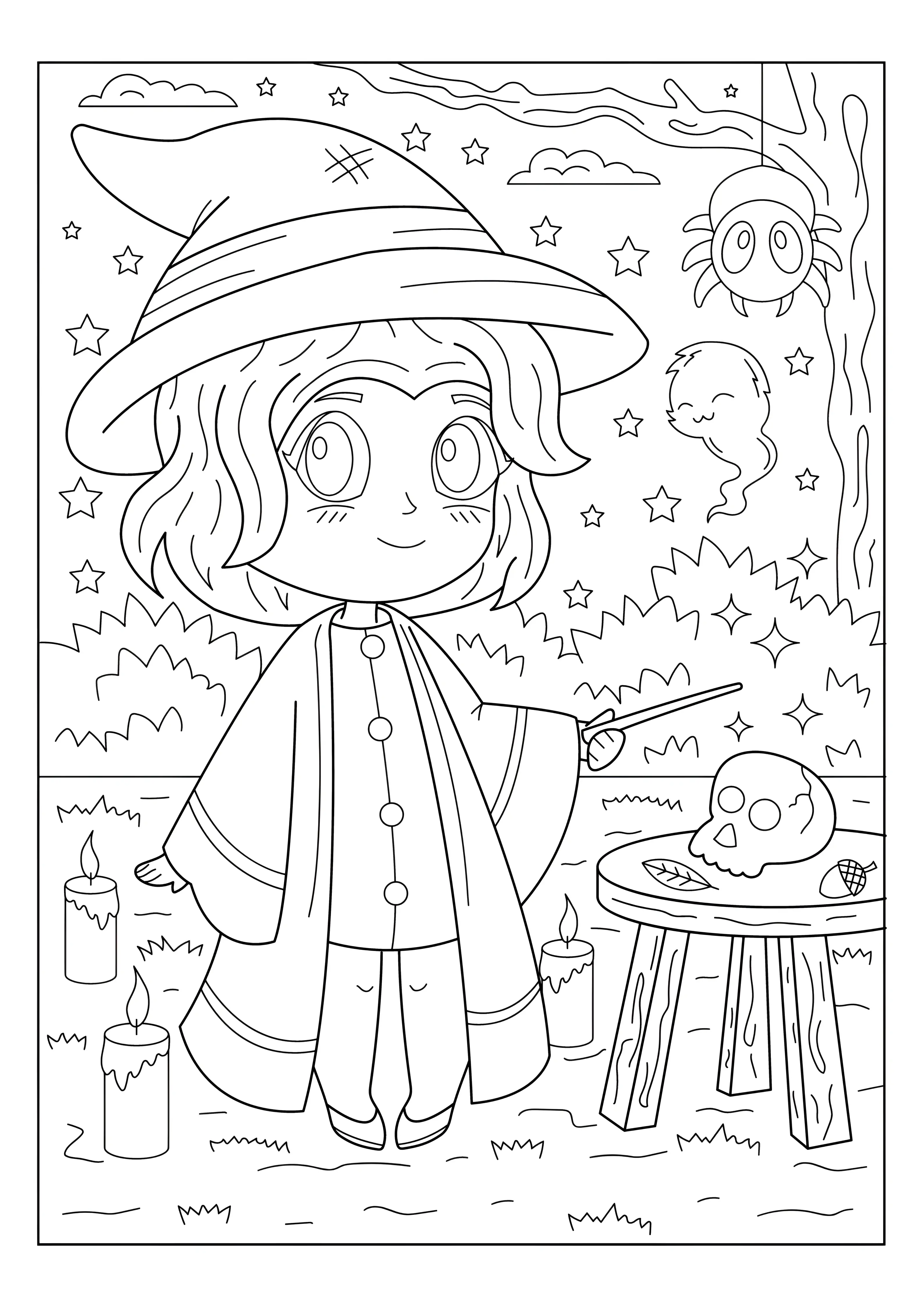 Ghost Coloring Pages