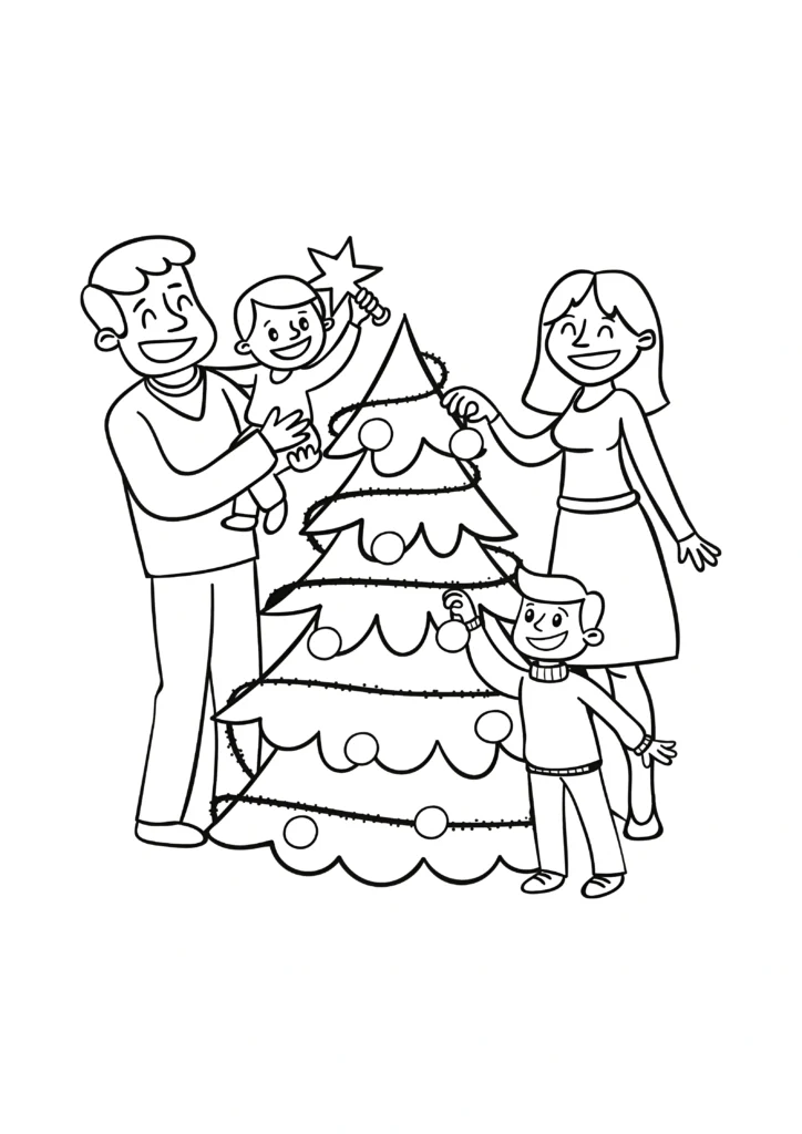 Holiday Coloring Pages